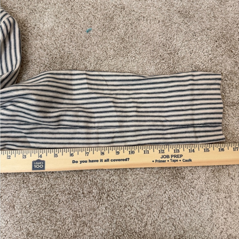 Evereve Navy and White‎ Striped Blazer - Picture 13 of 13